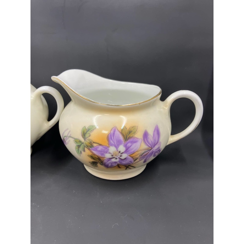 Antique ZS&Co Zeh Scherzer & Co Sugar & Creamer Set. Circa 1880-1918